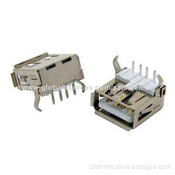 USB2.0 Female, 4P Right Angle B TypeNew